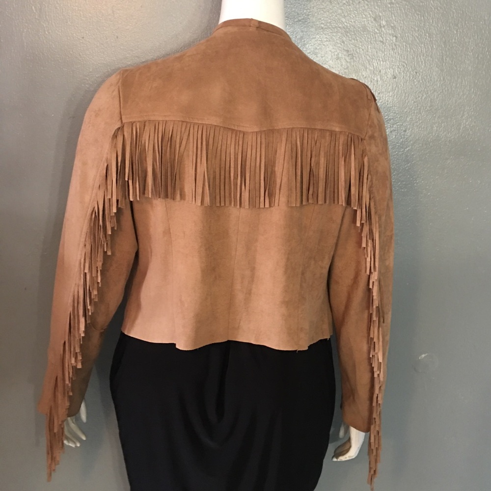 City Chic Fringe Jacket